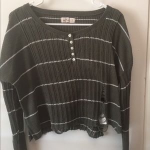 Hollister long sleeve Henley